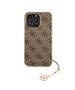 Original Case IPHONE 13 PRO MAX 6,7" Guess Hardcase 4G Charms Collection GUHCP13XGF4GBR brown 3666339033460