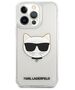 Original Case IPHONE 13 PRO MAX 6,7" Karl Lagerfeld Hardcase Choupette Head KLHCP13XCTR transparent 3666339027964