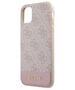 Original Case IPHONE 11 Guess Hard Case 4G Stripe (GUHCN61G4GLPI) pink 3666339016210