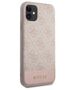 Original Case IPHONE 11 Guess Hard Case 4G Stripe (GUHCN61G4GLPI) pink 3666339016210