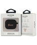 Original Case APPLE AIRPODS 3 Guess Silicone Charm Heart Collection (GUA3LSCHSK) black 3666339038991