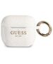 Original Case APPLE AIRPODS 3 Guess Silicone Glitter (GUA3SGGEH) white 3666339010256