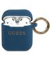 Original Case APPLE AIRPODS Guess Silicone Glitter (GUACCSILGLBL) blue 3700740494424