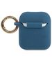 Original Case APPLE AIRPODS Guess Silicone Glitter (GUACCSILGLBL) blue 3700740494424