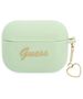 Original Case APPLE AIRPODS PRO Guess Silicone Charm Heart Collection (GUAPLSCHSN) green 3666339039073