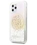 Original Case IPHONE 11 PRO Guess Hard Case Gradient Liquid Glitter Circle Logo (GUHCN58LGIRGP) silver & gold 3700740471586