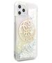 Original Case IPHONE 11 PRO Guess Hard Case Gradient Liquid Glitter Circle Logo (GUHCN58LGIRGP) silver & gold 3700740471586