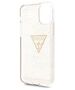 Original Case IPHONE 11 PRO Guess Hard Case Glitter Triangle (GUHCN58SGTLGO) gold 3700740461426