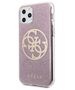 Original Case IPHONE 11 PRO MAX Guess Hard Case 4G Circle Glitter (GUHCN65PCUGLPI) pink 3700740469699