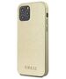 Original Case IPHONE 12 PRO MAX Guess Hardcase Iridescent (GUHCP12LIGLGO) gold 3700740481387