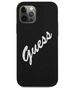 Original Case IPHONE 12 PRO MAX Guess Hardcase Silicone Vintage (GUHCP12LLSVSBW) black 3700740495292