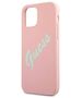 Original Case IPHONE 12 PRO MAX Guess Hardcase Silicone Vintage (GUHCP12LLSVSPG) pink 3700740495209