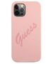 Original Case IPHONE 12 PRO MAX Guess Hardcase Script Vintage (GUHCP12LLSVSPI) pink 3700740495148