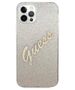 Original Case IPHONE 12 PRO MAX Guess Hardcase Glitter Gradient Script (GUHCP12LPCUGLSGO) gold 3700740494752