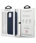 Original Case IPHONE 12 / 12 PRO Guess Hardcase Script Vintage (GUHCP12MLSVSBL) navy blue 3700740495162