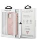 Original Case IPHONE 12 / 12 PRO Guess Hardcase Saffiano Vintage Script (GUHCP12MRSAVSRG) pink 3666339002725