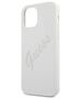 Original Case IPHONE 12 MINI Guess Hardcase Script Vintage (GUHCP12SLSVSCR) beige 3700740495094