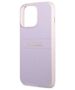 Original Case IPHONE 13 PRO Guess Saffiano Hot Stamp & Metal Logo (GUHCP13LPSASBPU) purple 3666339047863