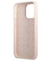 Case IPHONE 13 PRO Guess Hardcase Silicone Triangle (GUHCP13LSLTGP) pink 3666339041014