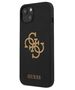 Original Case IPHONE 13 Guess Hard Case Silicone 4G Logo (GUHCP13MLS4GGBK) black 3666339024246