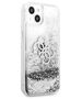 Original Case IPHONE 13 MINI Guess Hardcase 4G Big Liquid Glitter (GUHCP13SLG4GSI) silver 3666339024550