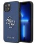 Original Case IPHONE 13 MINI Guess Hardcase Saffiano 4G Metal Logo (GUHCP13SSA4GSBL) blue 3666339024116