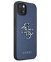 Original Case IPHONE 13 MINI Guess Hardcase Saffiano 4G Metal Logo (GUHCP13SSA4GSBL) blue 3666339024116