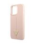 Case IPHONE 13 PRO MAX Guess Hardcase Silicone Triangle (GUHCP13XSLTGP) pink 3666339041021