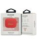 Original Case APPLE AIRPODS 3 Guess Silicone Charm Heart Collection (GUA3LSCHSR) red 3666339039110