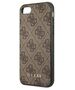 Original Case IPHONE SE 2022 / SE 2020 / 7 / 8 Guess Hard Case 4G Metal Gold Logo (GUHCI8G4GFBR) brown 3700740493953