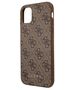 Original Case IPHONE 11 Guess Hard Case 4G Metal Gold Logo (GUHCN61G4GFBR) brown 3700740493915