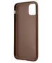 Original Case IPHONE 11 Guess Hard Case 4G Metal Gold Logo (GUHCN61G4GFBR) brown 3700740493915