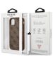 Original Case IPHONE 11 Guess Hard Case 4G Metal Gold Logo (GUHCN61G4GFBR) brown 3700740493915