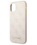 Original Case IPHONE 11 Guess Hard Case 4G Metal Gold Logo (GUHCN61G4GFPI) pink 3666339016241