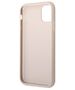 Original Case IPHONE 11 Guess Hard Case 4G Metal Gold Logo (GUHCN61G4GFPI) pink 3666339016241