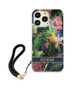 Case IPHONE 13 PRO Guess Hardcase Flower Strap (GUHCP13LHFLSB) blue 3666339040451