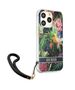 Case IPHONE 13 PRO Guess Hardcase Flower Strap (GUHCP13LHFLSB) blue 3666339040451