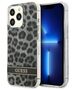 Case IPHONE 13 PRO Guess Hardcase Leopard (GUHCP13LHSLEOK) gray 3666339047467