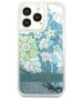 Case IPHONE 13 PRO Guess Hardcase Flower Liquid Glitter (GUHCP13LLFLSN) green 3666339041373