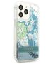 Case IPHONE 13 PRO Guess Hardcase Flower Liquid Glitter (GUHCP13LLFLSN) green 3666339041373