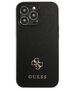 Case IPHONE 13 PRO Guess Hardcase Saffiano 4G Small Metal Logo (GUHCP13LPS4MK) black 3666339047948