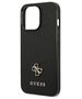 Case IPHONE 13 PRO Guess Hardcase Saffiano 4G Small Metal Logo (GUHCP13LPS4MK) black 3666339047948