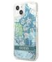 Case IPHONE 13 Guess Hardcase Flower Liquid Glitter (GUHCP13MLFLSN) green 3666339041366