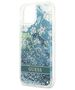 Case IPHONE 13 Guess Hardcase Flower Liquid Glitter (GUHCP13MLFLSN) green 3666339041366