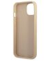 Original Case IPHONE 13 MINI Guess Hardcase Saffianotriangle Logo (GUHCP13SPSATLE) beige 3666339040314