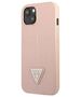 Original Case IPHONE 13 MINI Guess Hardcase Saffianotriangle Logo (GUHCP13SPSATLP) pink 3666339040390