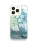 Case IPHONE 13 PRO MAX Guess Hardcase Flower Liquid Glitter (GUHCP13XLFLSN) green 3666339041380