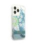 Case IPHONE 13 PRO MAX Guess Hardcase Flower Liquid Glitter (GUHCP13XLFLSN) green 3666339041380