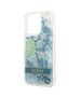 Case IPHONE 13 PRO MAX Guess Hardcase Flower Liquid Glitter (GUHCP13XLFLSN) green 3666339041380