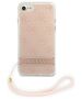 Case IPHONE SE 2022 / SE 2020 / 7 / 8 Guess Hardcase 4G Print Strap (GUOHCI8H4STP) pink 3666339055202